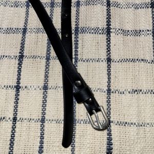 Slim Black Belt